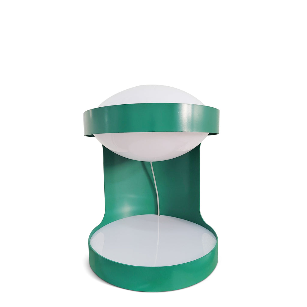 Lampe de table métal vert design contemporain géométrique bureau salon chambre — Vue 14 | Atelier Norell