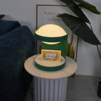 Lampe de table métal vert design contemporain géométrique bureau salon chambre — Vue 8 | Atelier Norell