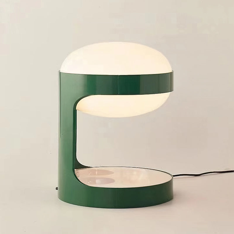 Lampe de table métal vert design contemporain géométrique bureau salon chambre — Vue 21 | Atelier Norell