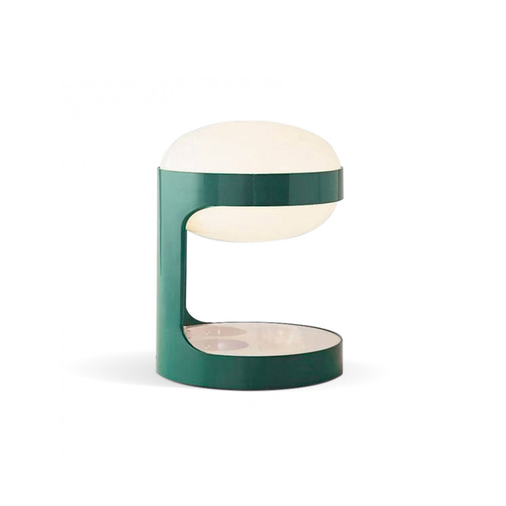 Lampe de table métal vert design contemporain géométrique bureau salon chambre — Vue 7 | Atelier Norell