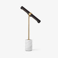 Lampe de table métal marbre cuir design contemporain — JULIETTE | Atelier Norell