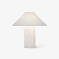 Lampe de table métal blanc papier Dupont épuré — CAPRI | Atelier Norell