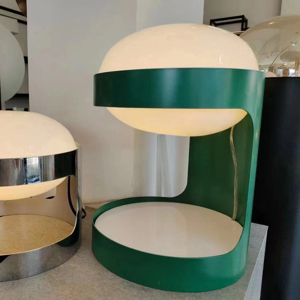 Lampe de table métal vert design contemporain géométrique bureau salon chambre — Vue 2 | Atelier Norell